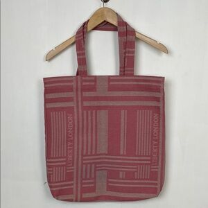 Rare Liberty of London Tote Bag Pink Limited Edition Tudor Style Building